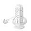 MOMAX OnePlug 11-Outlet Power Strip With USB - USB-A / USB-C / White