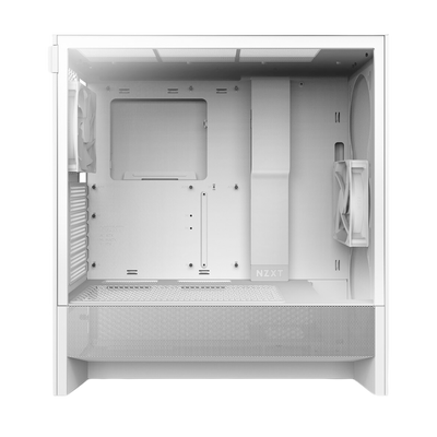 NZXT H5 Flow (2024) Compact Mid-Tower ATX Case - White