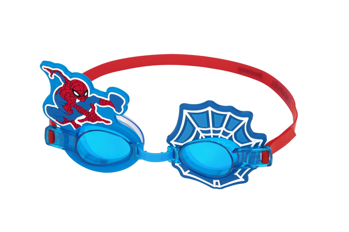 Bestway  Deluxe Goggles Spiderman (One Pair Of Goggles, 1 Assorted Character Designs) Age 3+