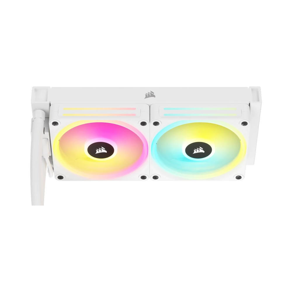 CORSAIR iCUE LINK H100i RGB AIO Liquid CPU Cooler - White