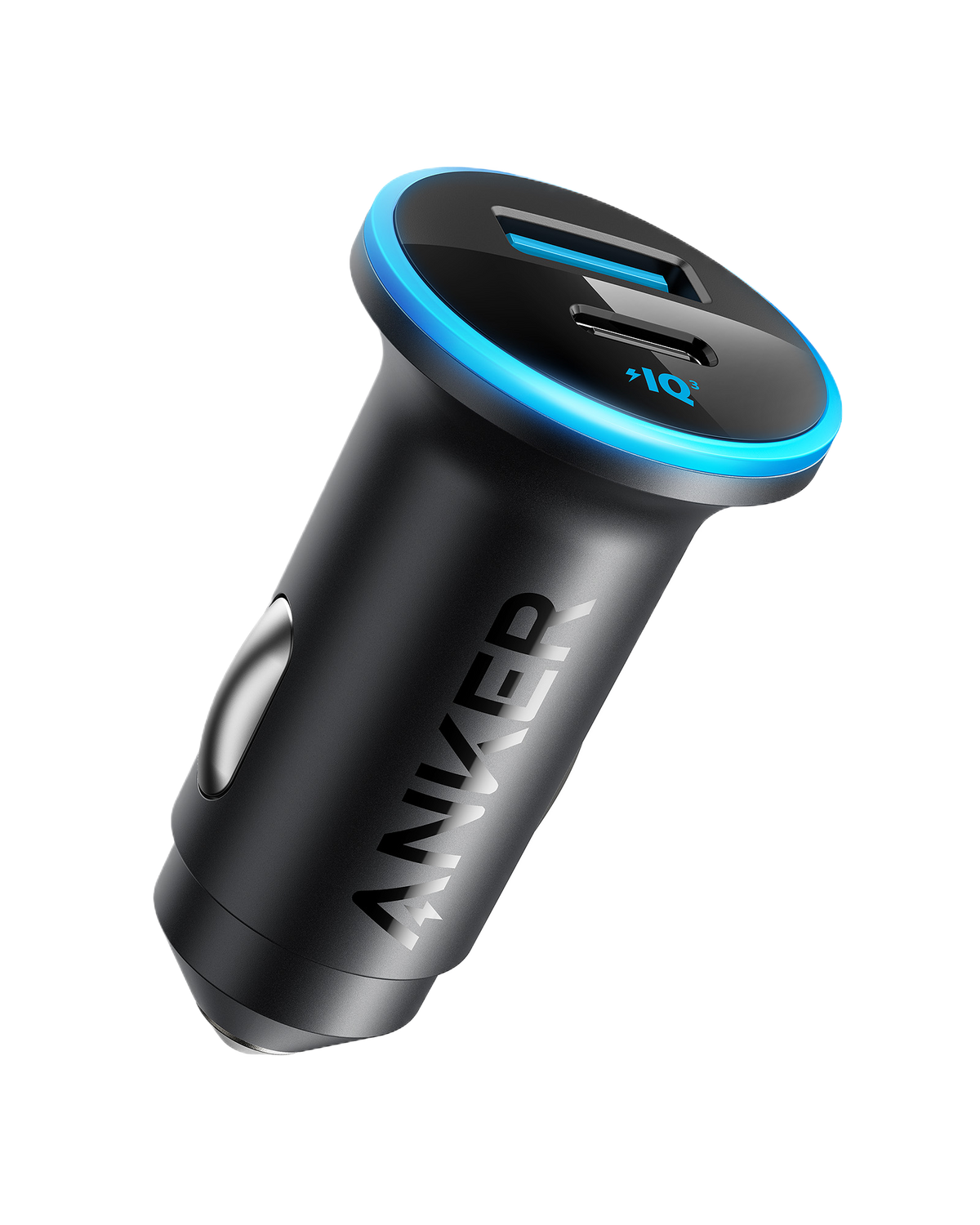 Anker 323 Car Charger - 52.5 W / USB-A / USB-C / Black