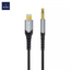 Wiwu Aux Stereo Cable 3.5Mm To Lightining 1.5Mtr - Black