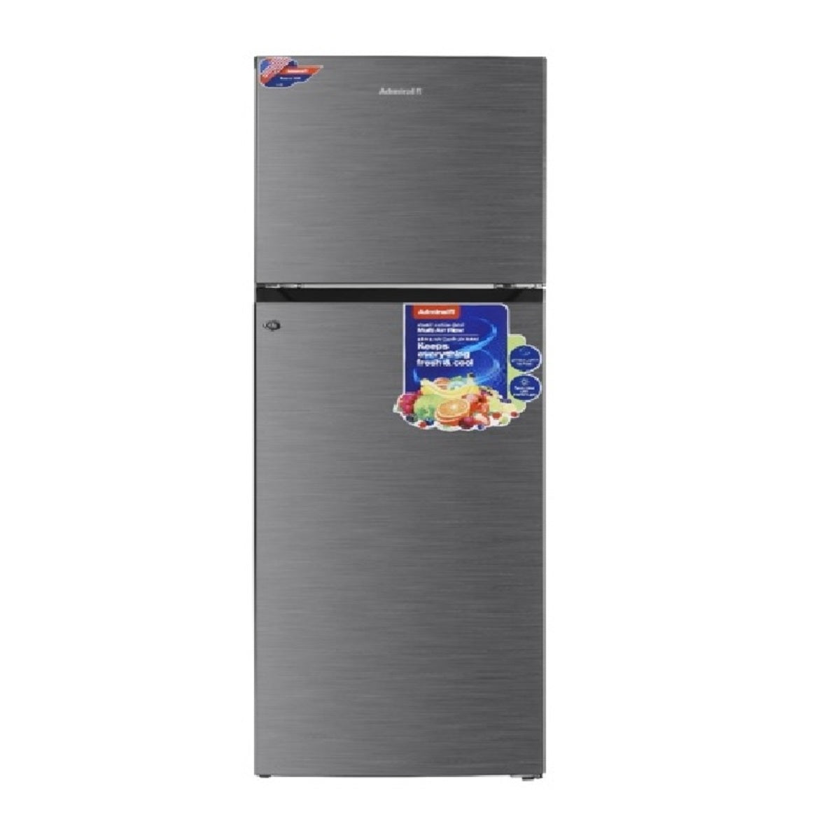 Admiral Top Mount Freezer Refrigerator 334 Liters 11.76 CFT, Inox - ADR 45TMH22CPI