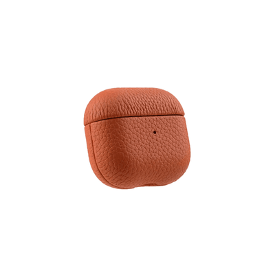 Melkco Premium Leather Case - Apple Airpod 3 / Orange Accessories > Mobiles & Tablets