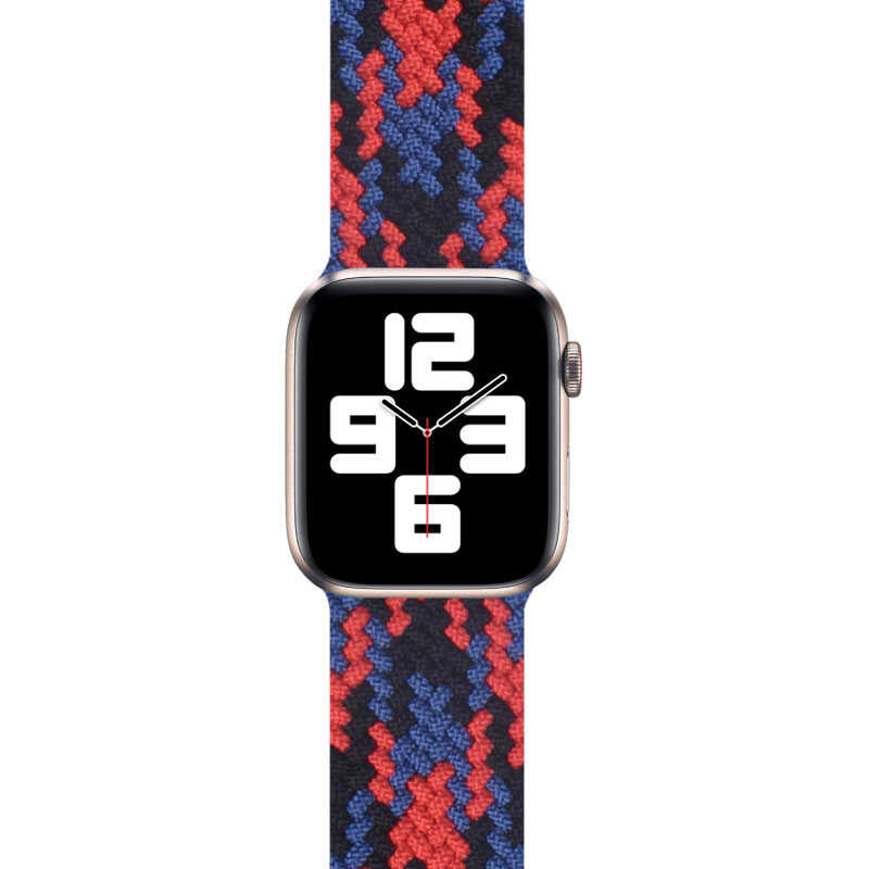 Wiwu Braided Loop Watch Band - Apple Watch 42/44/45/49mm / Black/Red/Dark Blue