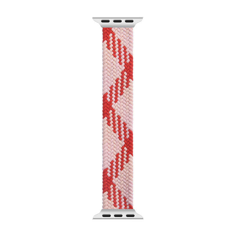 Wiwu Braided Loop Watch Band - Apple Watch 42/44/45/49Mm / Pink/Red