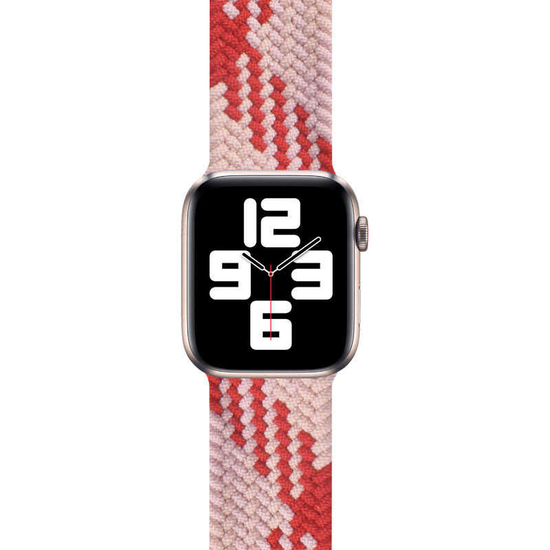 Wiwu Braided Loop Watch Band - Apple Watch 42/44/45/49Mm / Pink/Red