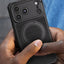Itskins Supreme Nylon Series Magsafe Case with Stand For Apple iPhone 17 Pro Max - Black