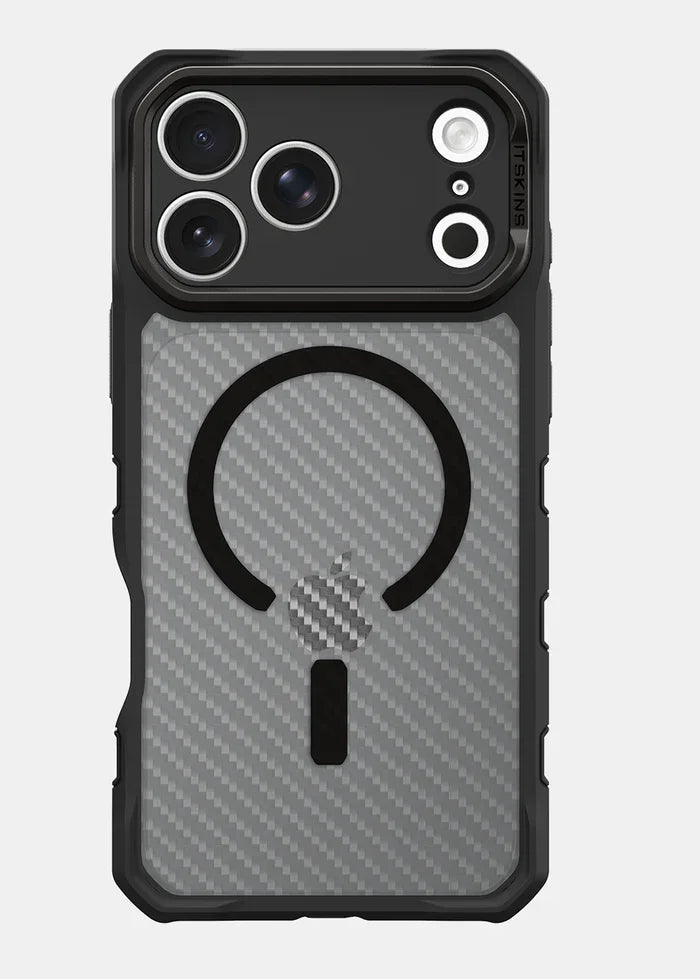 Itskins Supreme Tek Series Magsafe Case with Stand For Apple iPhone 17 Pro Max - Black