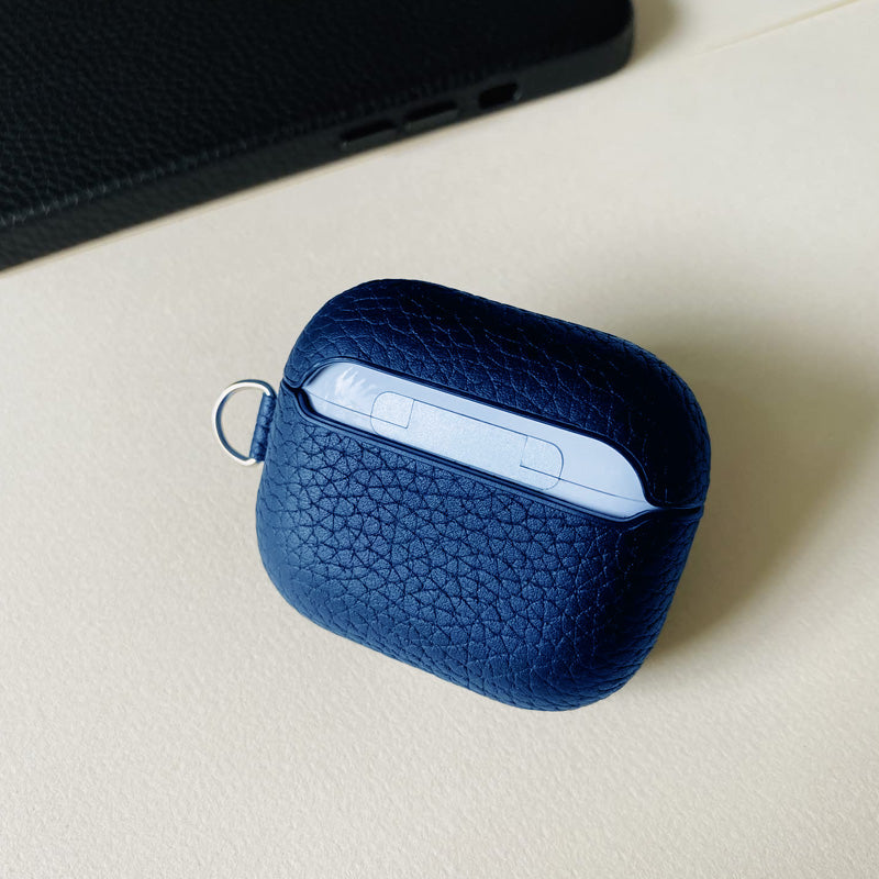 Melkco Premium Leather Case - Apple Airpod Pro 2 / Dark Blue