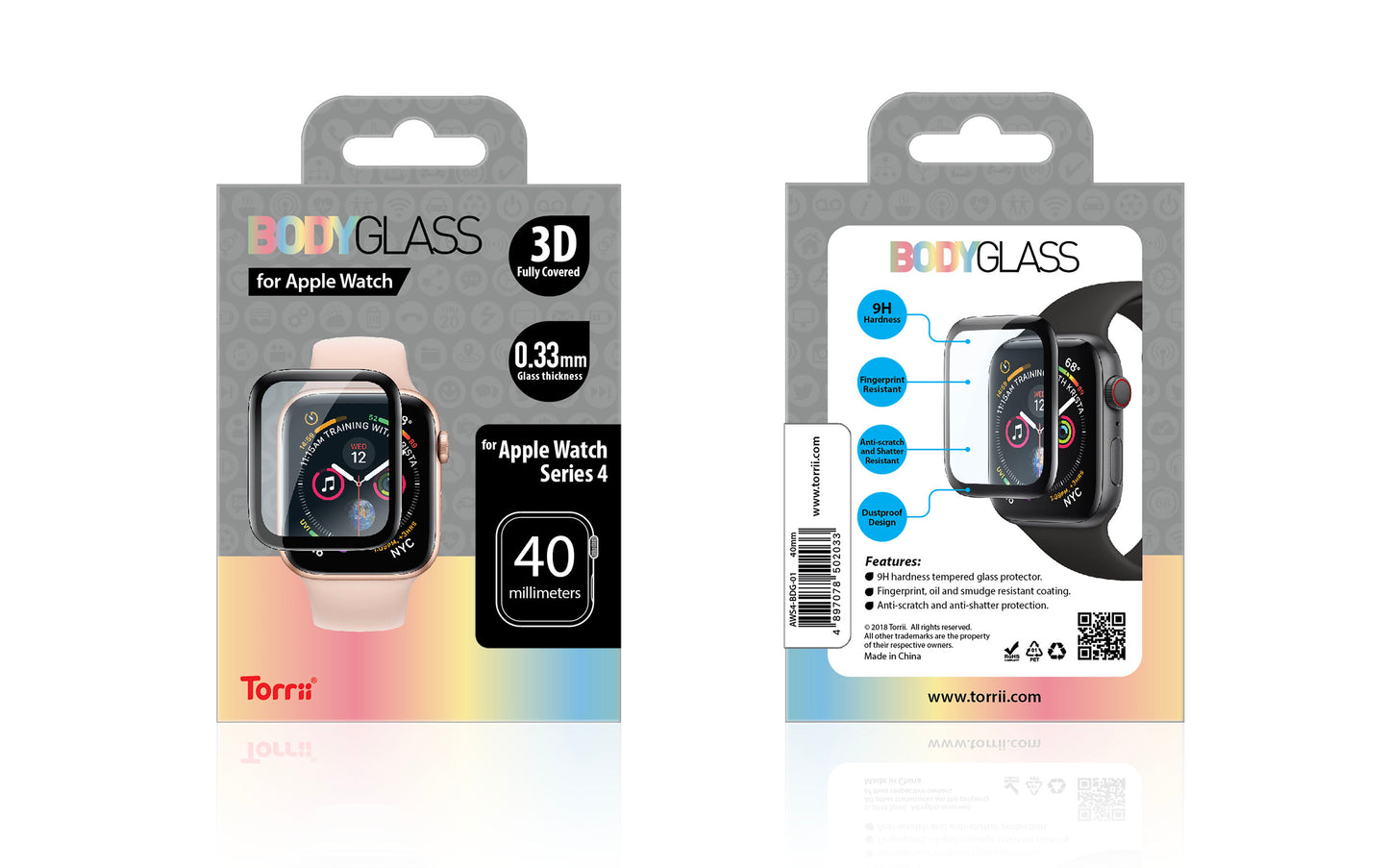 Torrii Bodyglass For Apple Watch Series 4 - 40MM