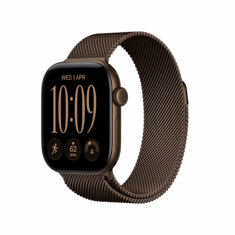 Apple Watch Series 12 - LTPO OLED / 64GB / 46mm / Bluetooth / Wi-Fi + Cellular / Medium/Large / Dark Bronze Aluminum Case with Dark Bronze Milanese Loop