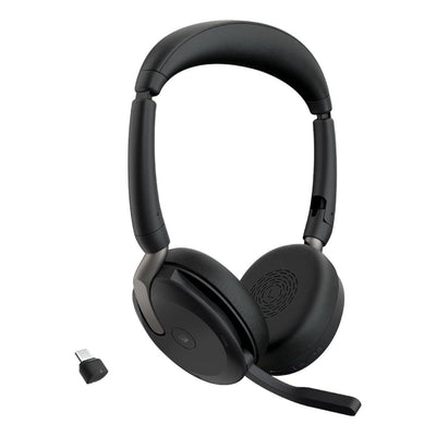 سماعة رأس  Jabra Evolve2 65 فليكس Professional ستيريو سماعة رأس  لاسلكي  أسود