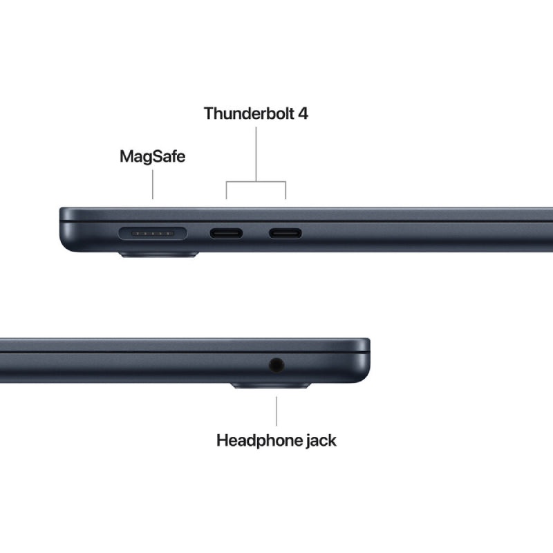 Apple MacBook Air - 13.6" / M4 / 10-Core CPU / 10-Core GPU / 16-Core Neural Engine / 24GB RAM / 512GB SSD / Midnight / 1YW