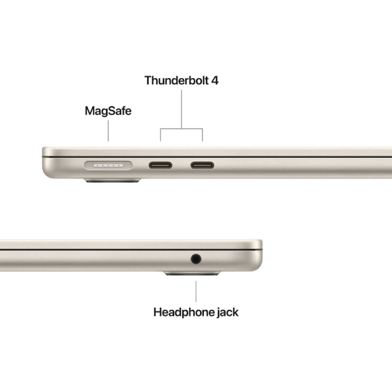 Apple MacBook Air - 13.6" / M4 / 10-Core CPU / 10-Core GPU / 16-Core Neural Engine / 24GB RAM / 512GB SSD / Starlight / 1YW