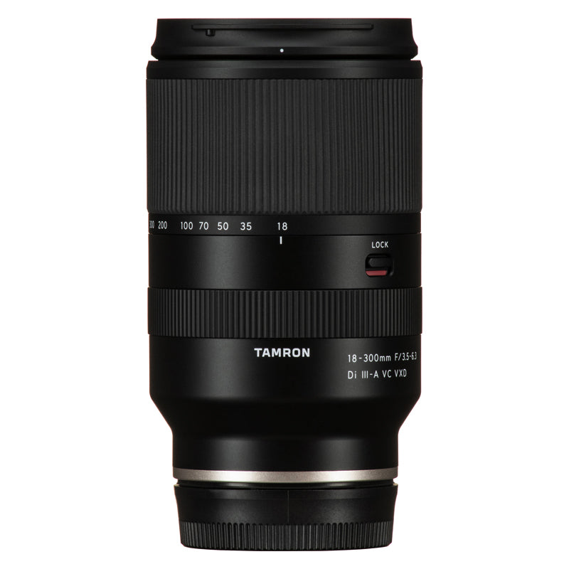 Tamron B061S Vxd Lens For Sony E (Aps-C) With Hood - 18-300Mm F/3.5-6.3 / Di Iii-A Vc - Black