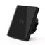 Gopeta 1-Gang Smart Wi-Fi Touch Switch with Glass Panel - Black