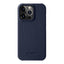 Melkco Back Snap Series Lai Chee Pattern Premium Leather Snap Cover Case - Apple iPhone 14 Pro / Dark Blue Accessories