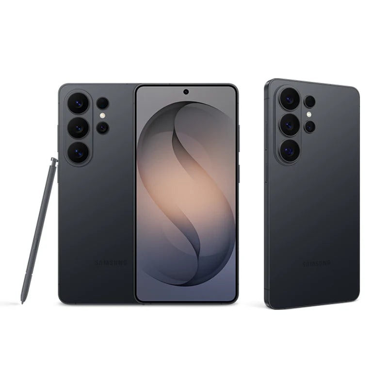 Bundle Offer - Samsung Galaxy S26 Ultra - 512GB / 6.9" Quad HD+ / Wi-Fi / 5G / Black - Mobile + Samsung Galaxy S26 Ultra Clear Magnet Case - Transparent + Elephant Horn HD Clear Premium Tempered Glass For Samsung Galaxy S26 Ultra - Clear