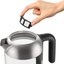 Philips Glass Electric Kettle, 1.7L, 2200W, HD9339/81 - Silver/Black