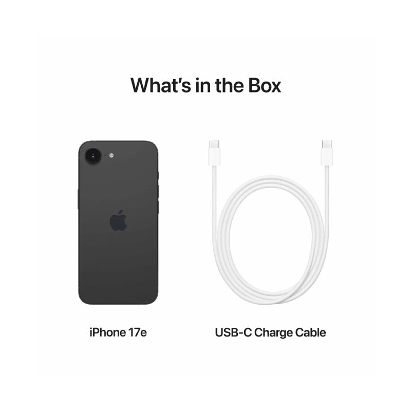 Apple iPhone 17e - 256GB / Black / 5G / 6.1