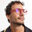 Barner Brad Screenglass - Burgundy Red