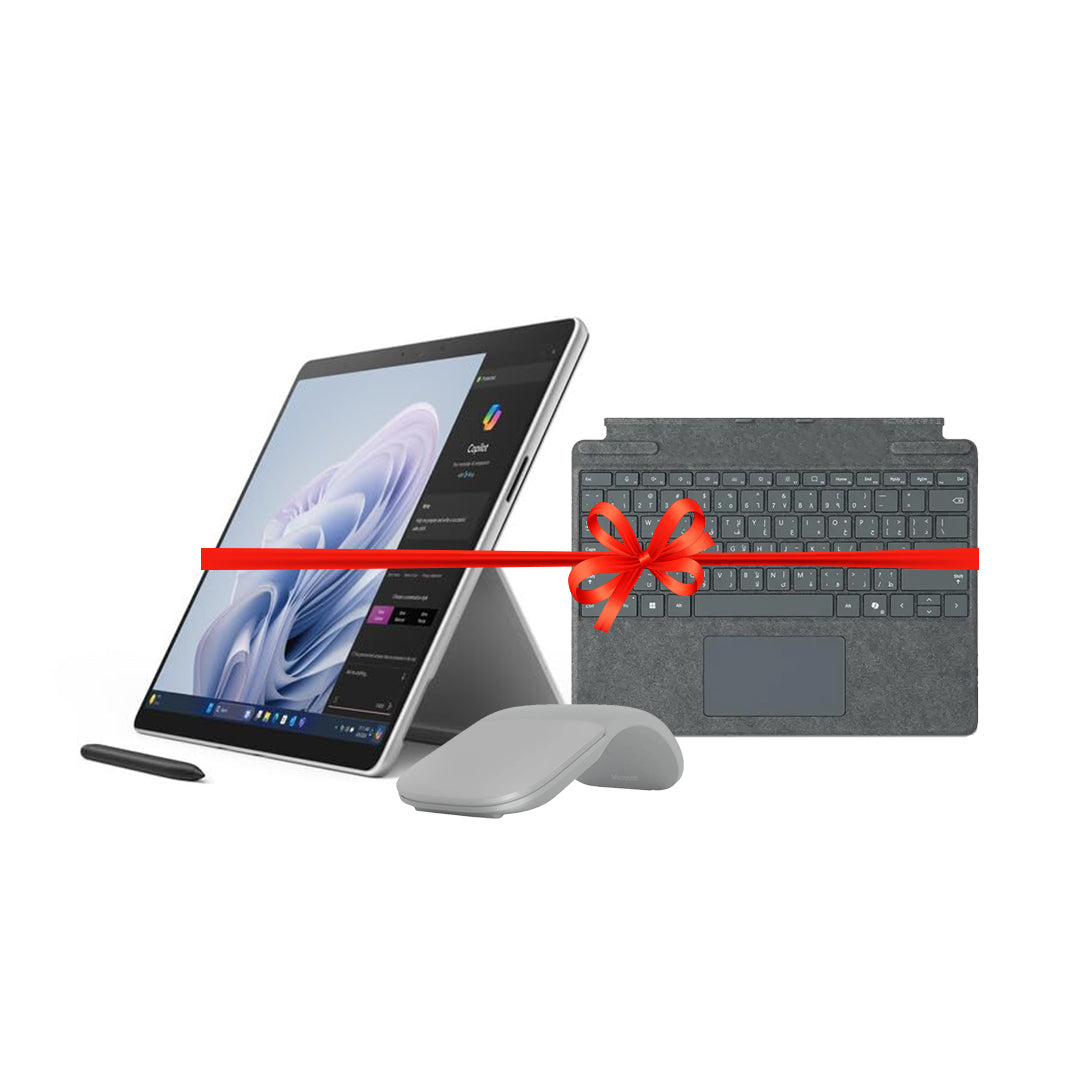Microsoft Surface Pro 10 - 13.0" Copilot+ PC / 5G / Ultra 7 165U / 32GB / 512GB SSD / Win 11 Pro + Surface Pro Signature Keyboard + Surface Arc Mouse + Surface Slim Pen 2 - Bundle Offer