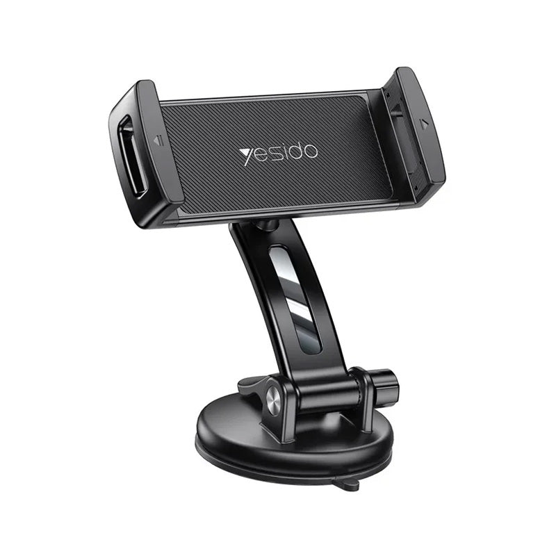 Yesido C171 Suction Cup Phone & Tablet Car Holder - Black