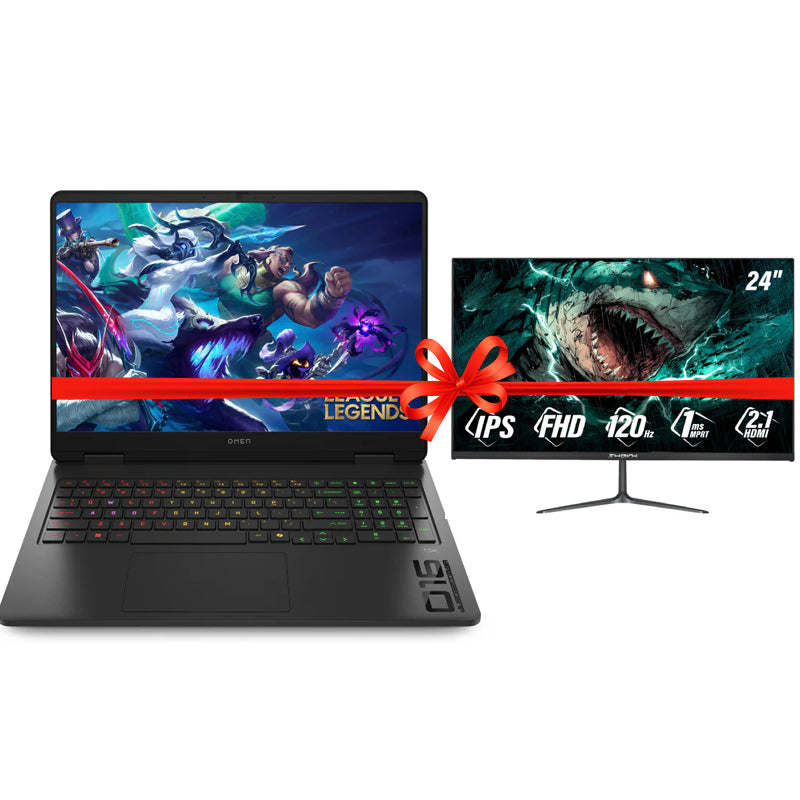 HP OMEN - 16" 2K / RTX 5060 8GB VGA / Ultra 7 255H / 16GB / 1TB (NVMe M.2 SSD) / Win 11 Home / Shadow Black