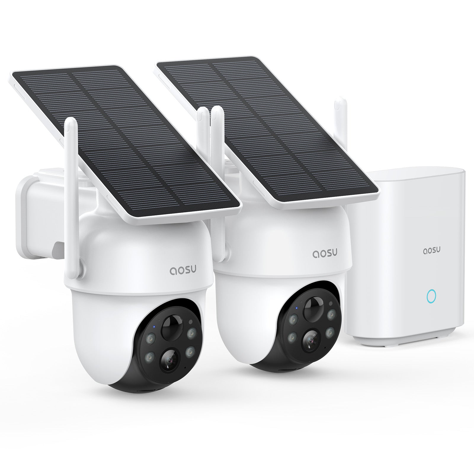 AOSU Solar Cam D1 Classic Kit 2 Cameras - 3MP / AI Detection / Night Vision
