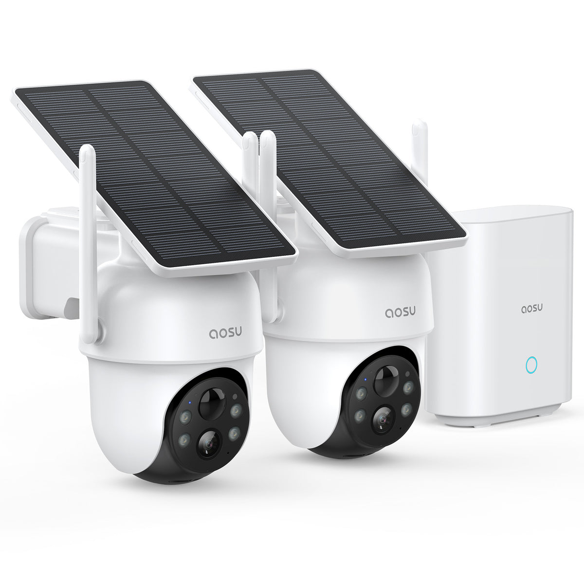 AOSU Solar Cam D1 Classic Kit 2 Cameras - 3MP / AI Detection / Night Vision