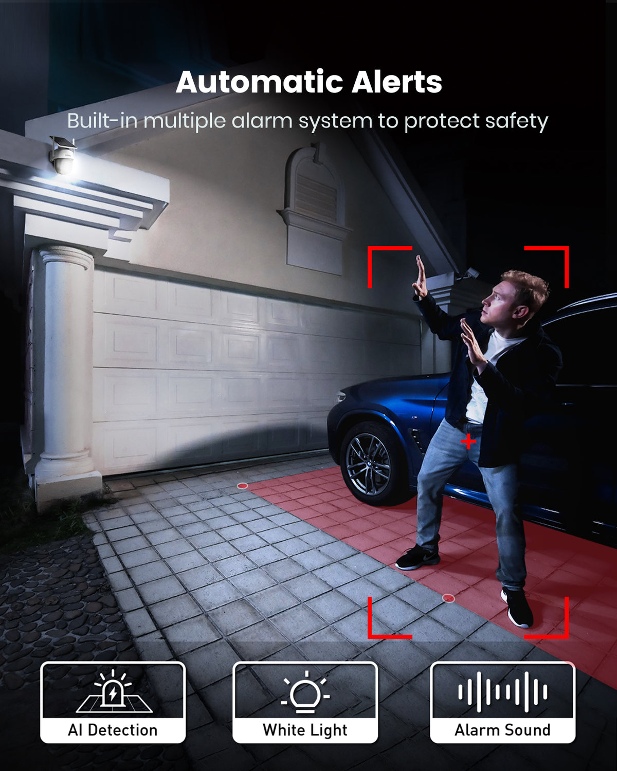 جرس باب فيديو تي بي لينك تابو D210، دقة 2K 3MP، حتى 15 إطار/ثانية / صوت ثنائي الاتجاه / كشف بالذكاء الاصطناعي / رؤية ليلية