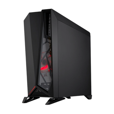CORSAIR SPEC-OMEGA Carbide Series Mid Tower Case - Black/Red