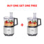 General Electric 12-Cup Food Processor - 550W / 120V / Stainless Steel - Buy One Get One Free