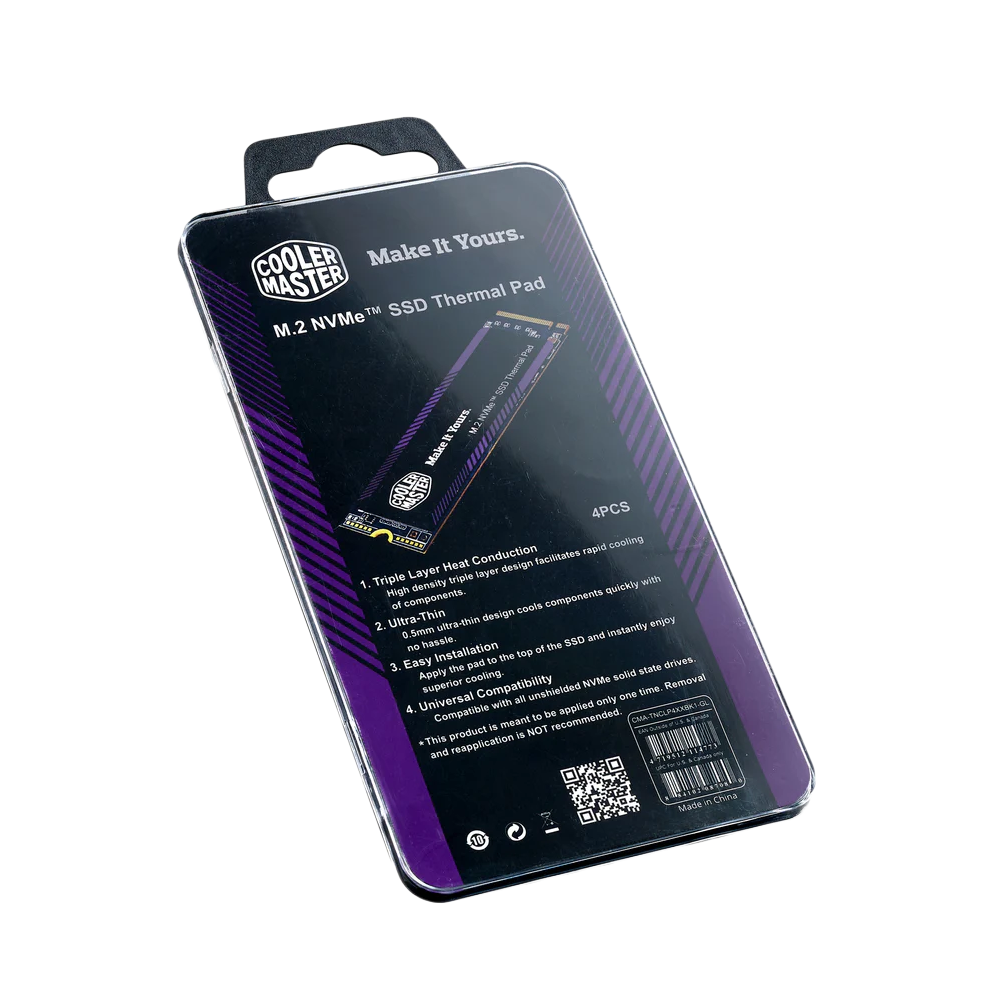 Cooler Master SSD Thermal Pads 60x18 4pcs