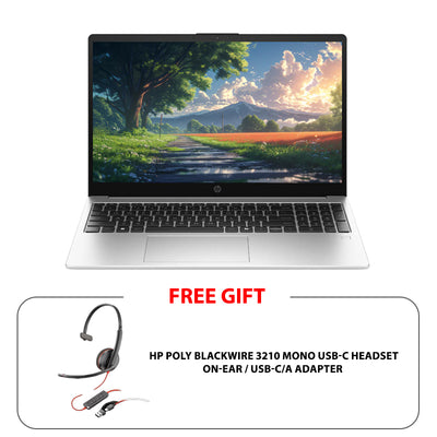 HP 250R G10 - 15.6" FHD / Core 7 150U / 8GB / 512GB (NVMe M.2 SSD) / DOS (Without OS) / 1YW - Laptop