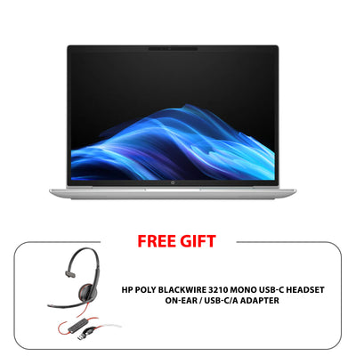 HP ProBook 4 G1i AI PC - 14" WUXGA / Ultra 7 255U / 16GB / 512GB (NVMe M.2 SSD) / DOS (Without OS) / 1YW / Pike silver - Laptop