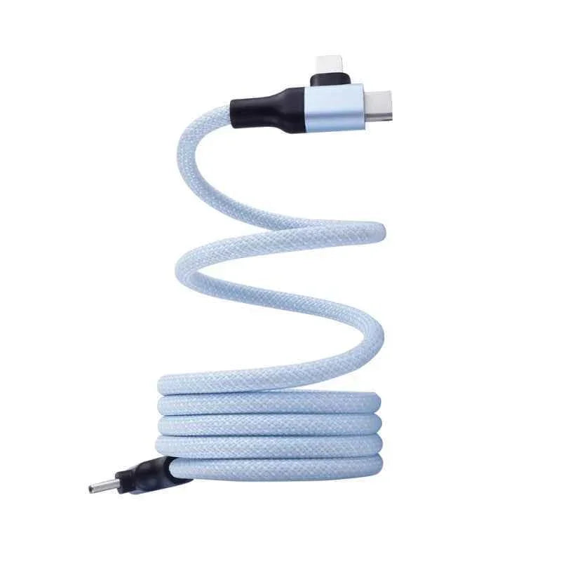 Torrii CiCi Multi-Function Magnetic Cable - 60W / USB-A / USB-C / Lightning / 1 Meter / Blue