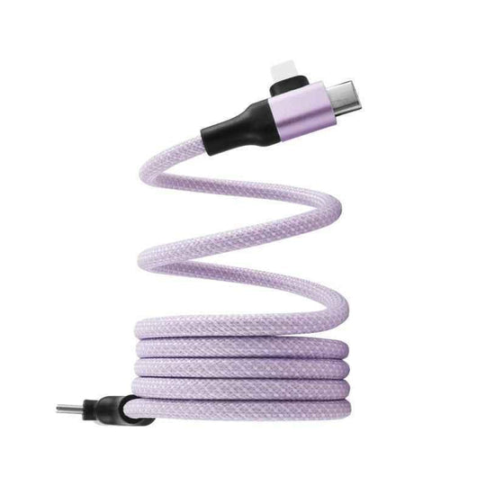 Torrii CiCi Multi-Function Magnetic Cable - 60W / USB-A / USB-C / Lightning / 1 Meter / Purple