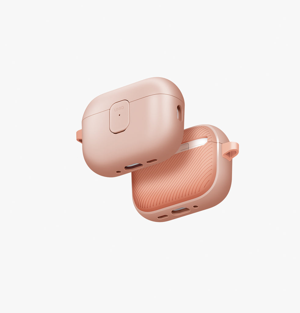 Uniq Clyde Lock Case for Airpods 3rd Gen - Light Pink/Crepe Pink