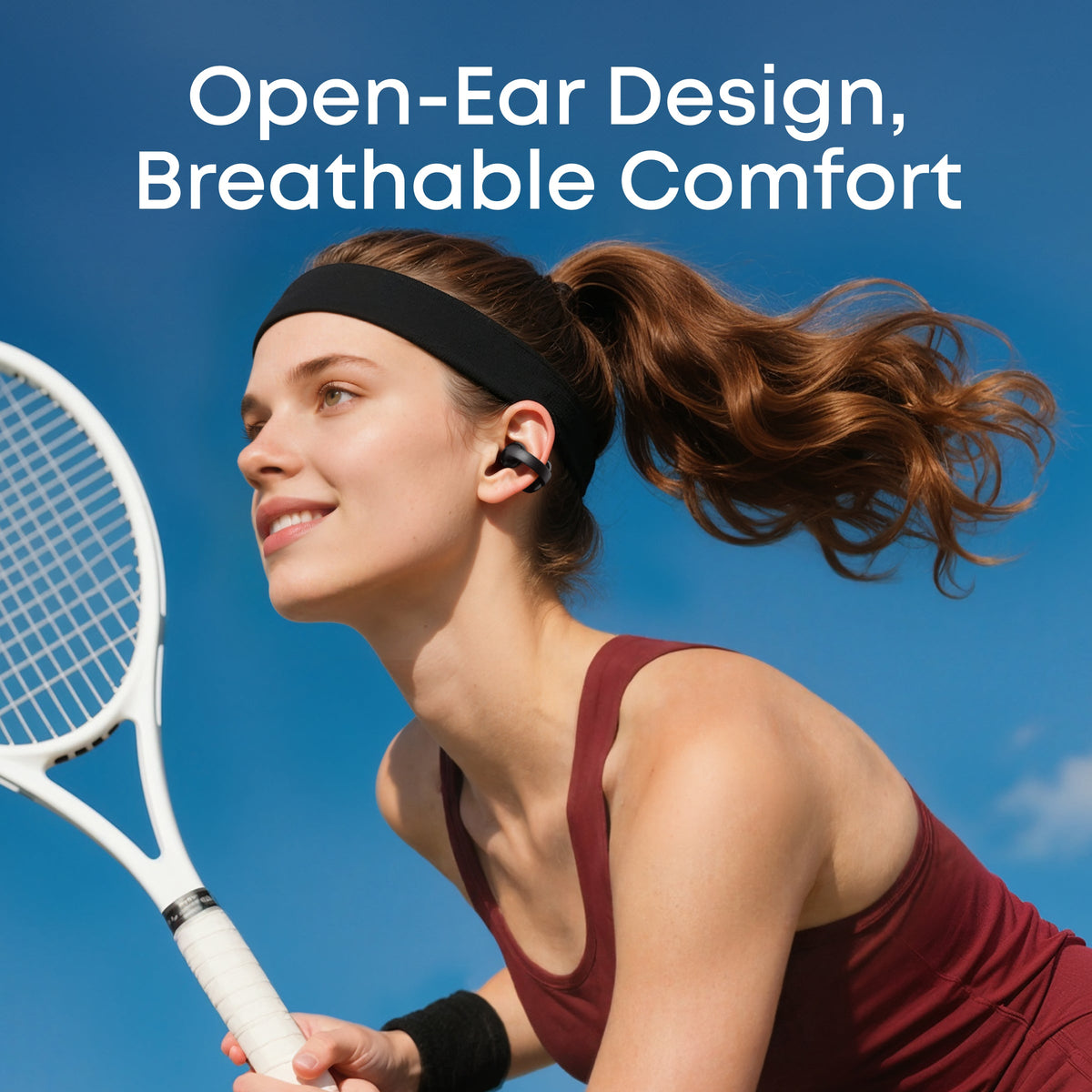 Anker Soundcore C50i Comfortable Clip-On Earbuds with Powerful Bass - Black