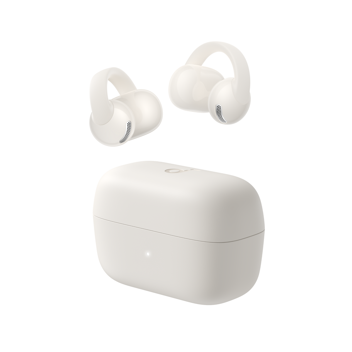 Anker Soundcore C50i Comfortable Clip-On Earbuds with Powerful Bass - White