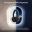 Anker Soundcore Space 2 Noise Cancelling Headphones for All-Day Wear - Black