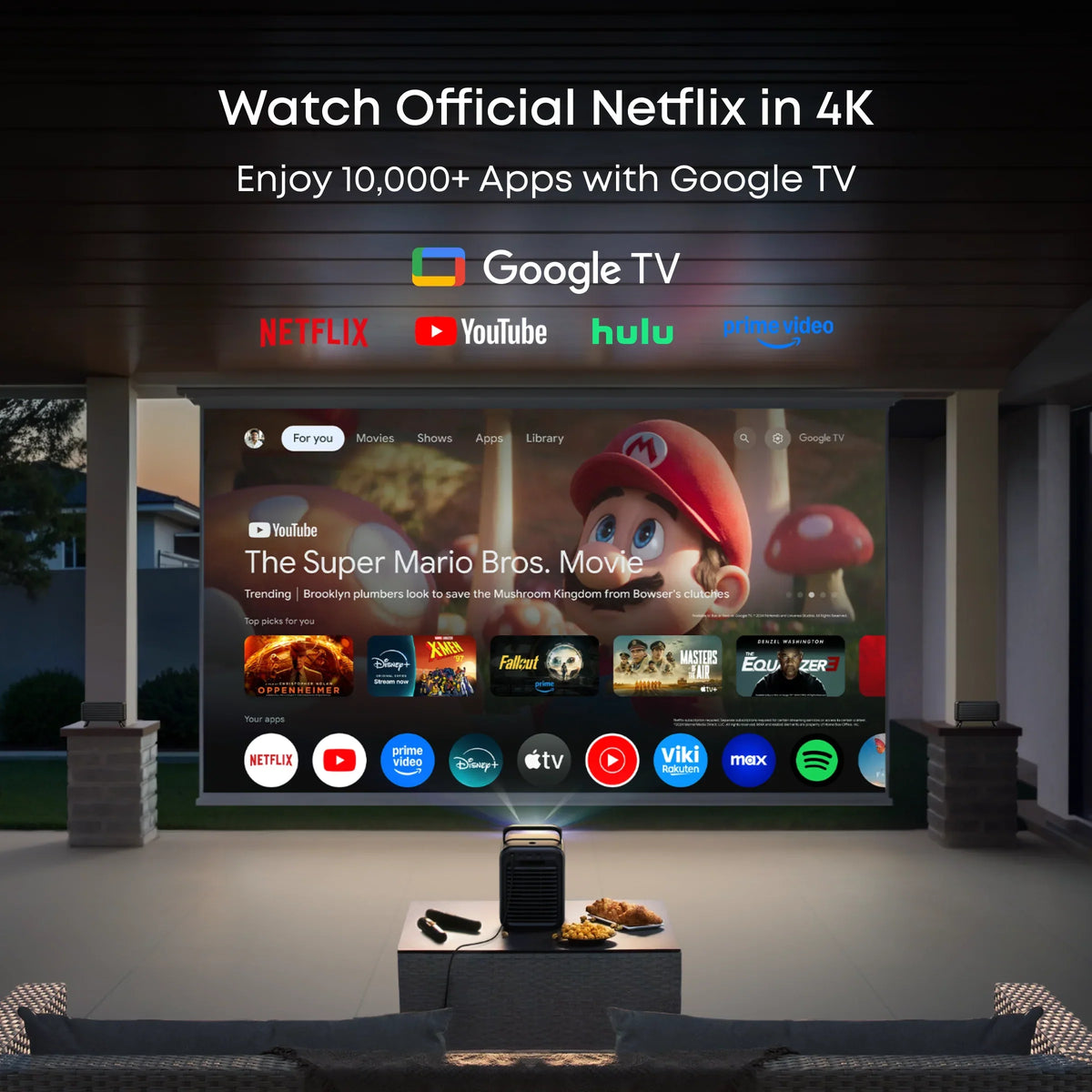 Anker Soundcore Nebula X1 | 4K Triple Laser Projector with Micro Gimbal
