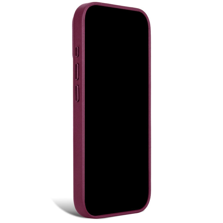 Decoded Leather Backcover Case For  Apple iPhone 18 Pro Max / Apple iPhone 17 Pro Max - Aubergine