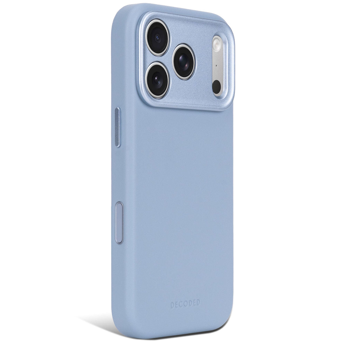 Decoded Leather Backcover Case For  Apple iPhone 18 Pro / Apple iPhone 17 Pro - Sky Blue