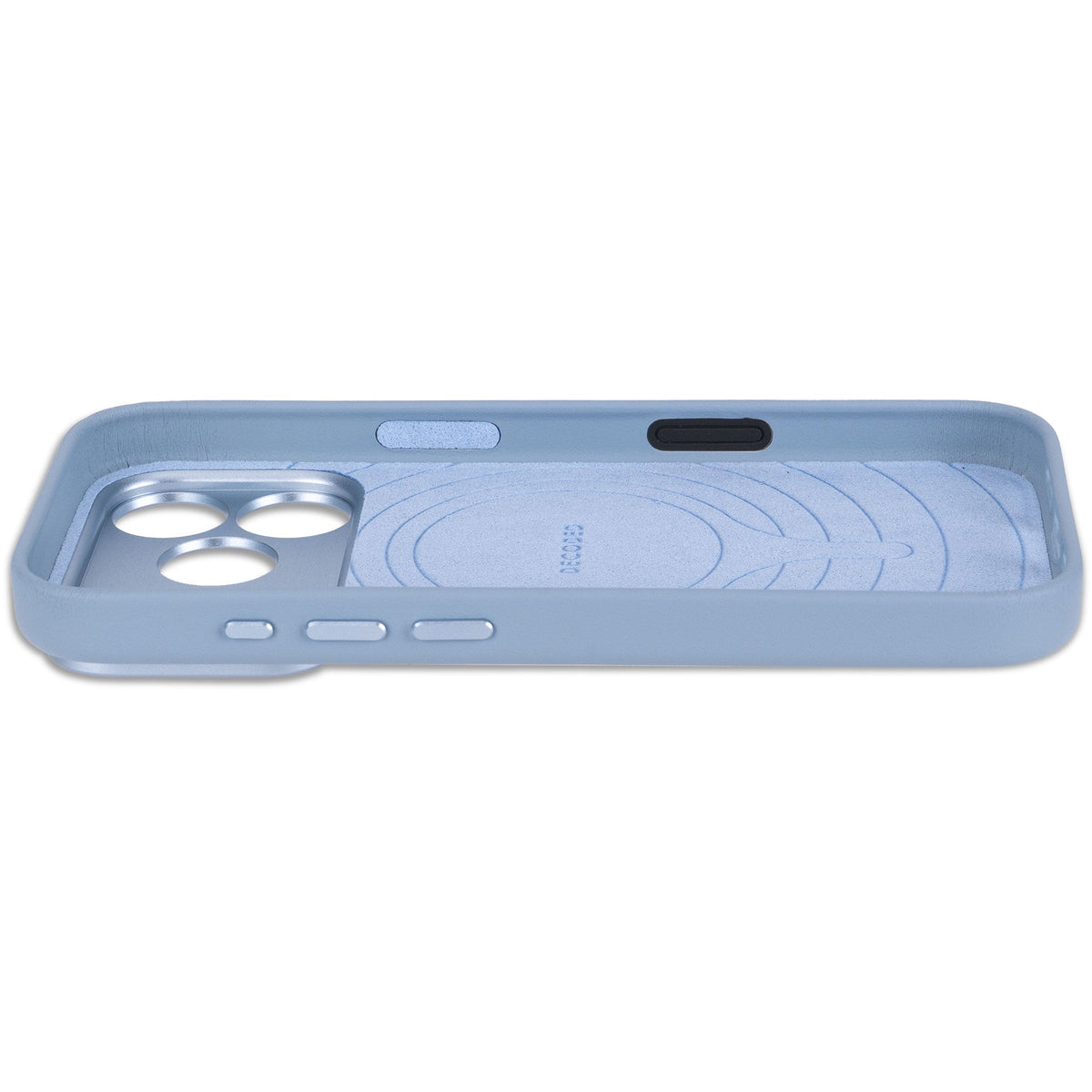 Decoded Leather Backcover Case For  Apple iPhone 18 Pro / Apple iPhone 17 Pro - Sky Blue