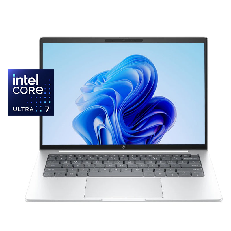 HP EliteBook 8 G1i AI PC - 14" WUXGA / Intel® Core™ Ultra 7 processor 256V / 16GB / 512GB (NVMe M.2 SSD) / Win 11 Pro / English/Arabic / 1YW - Laptop
