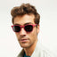 Barner Dalston Sunglasses - Burgundy Red