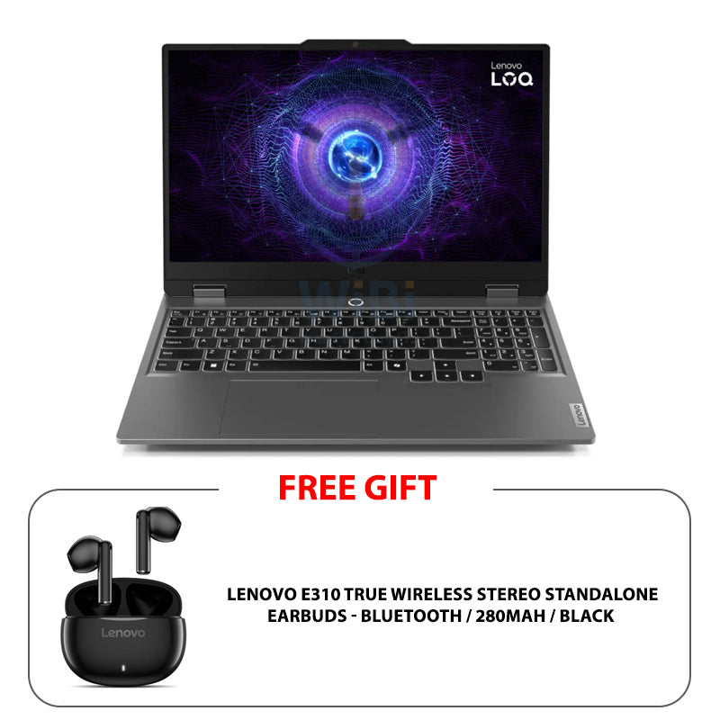 Lenovo LOQ - 15.6" FHD / RTX 4050 6GB VGA / i7 / 16GB / 512GB (NVMe M.2 SSD) / Luna Grey